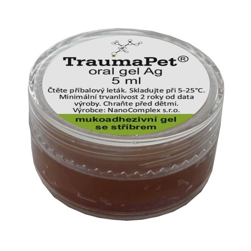 TraumaPet oral gel Ag 5 ml pre mal zvierat