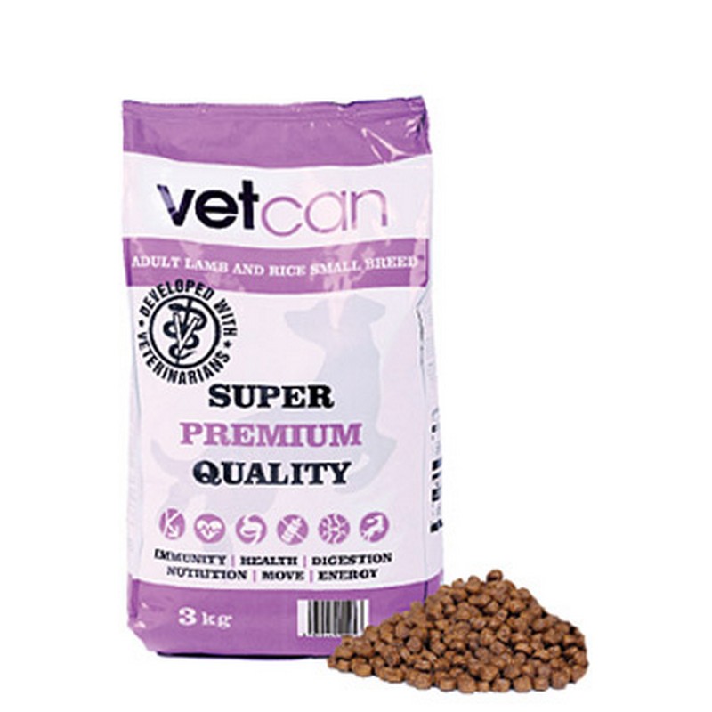 VETCAN lamb & rice small breed granule pre psy 3kg