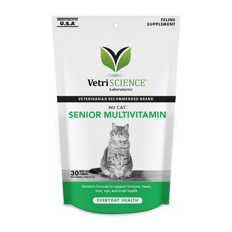 Vetri Science Nu Cat Senior Multivitamin žuvacie tablety 30 tbl.