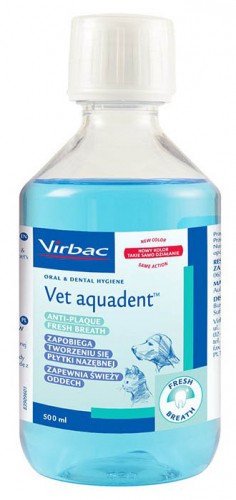 Vet Aquadent roztok na dentálnu hygienu pre psov a mačky 250 ml