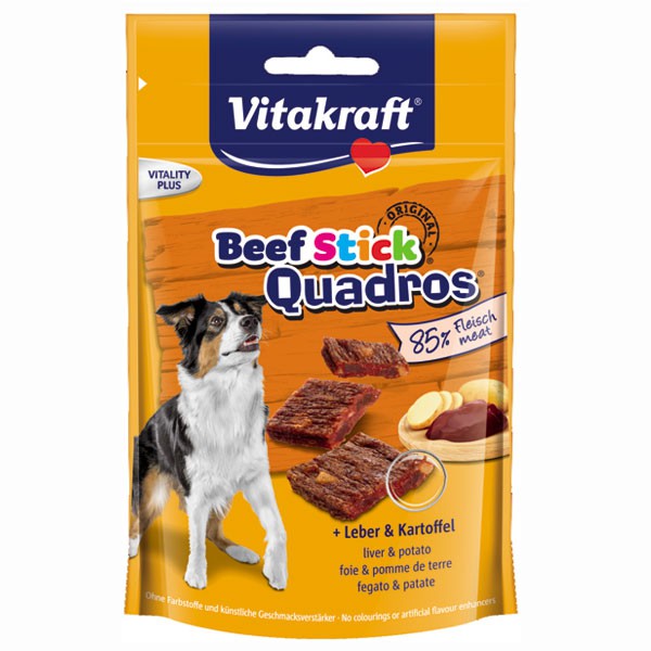 Vitakraft Beef Stick Quadros + pee a zemiaky 70g