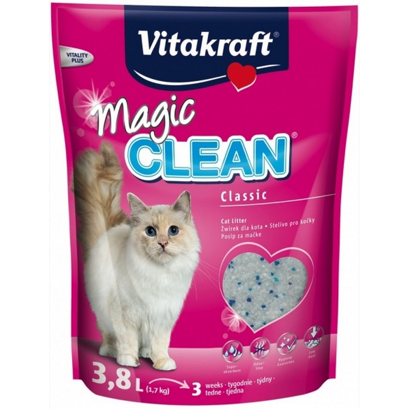 Vitakraft Magic Clean silikátové stelivo 3,8l