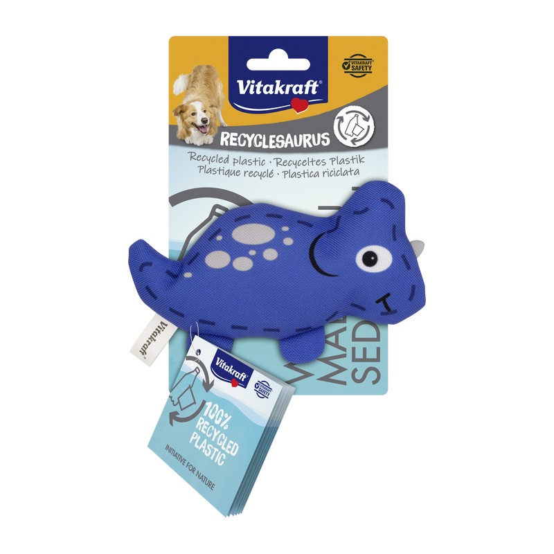 Vitakraft recyklovan hraka pre psa Dino mini saurus