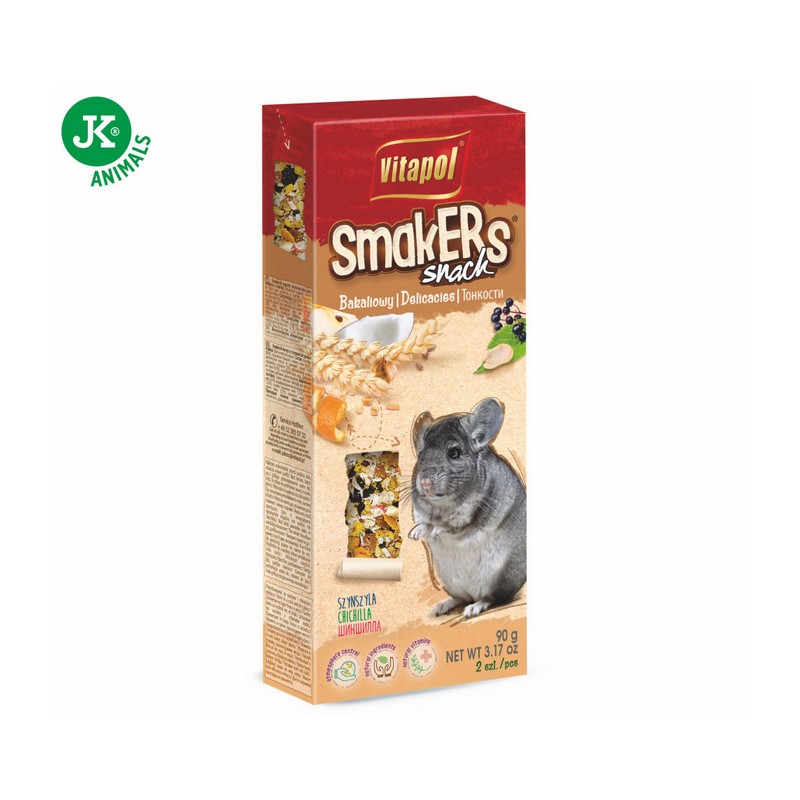 Vitapol smakers snack pre inily 2 ks ovocie orech 90g