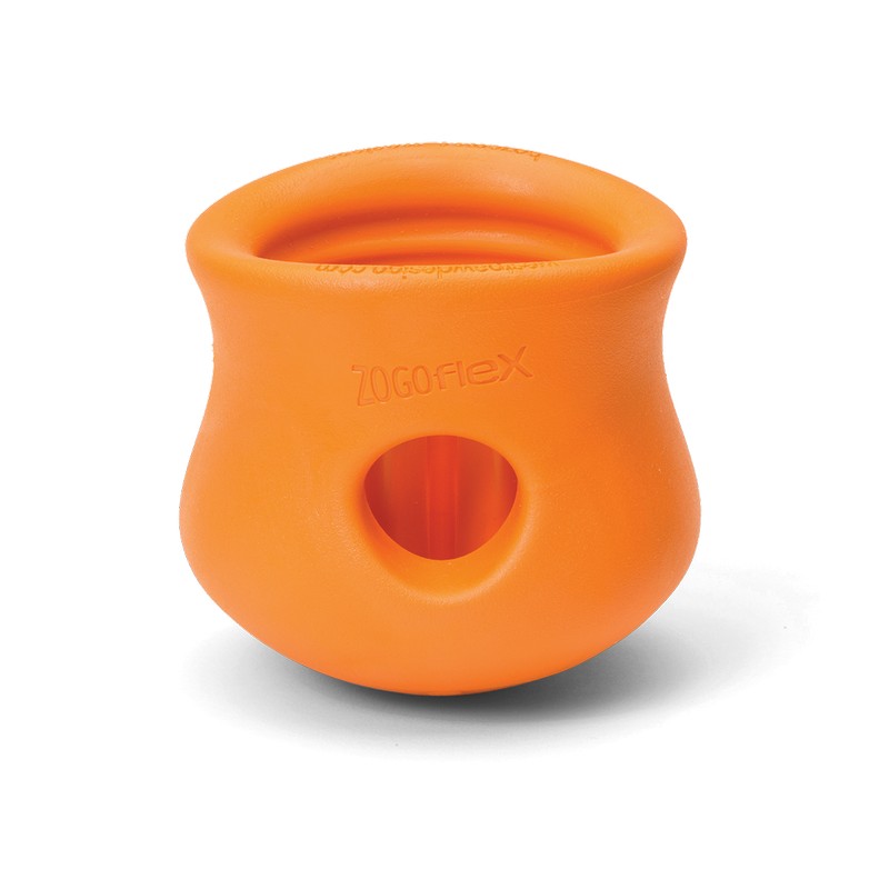 West Paws hračka Toppl L 8 cm oranžová